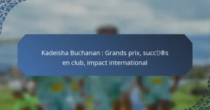 Kadeisha Buchanan : Grands prix, succès en club, impact international